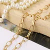Choker Chokers Minimalist Big Thick Chain Necklace For Women Fashion Gold Silver Color Aluminum Punk Hip Hop JewelryChokers Sidn22