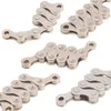 TOOPRE Mountain Bike Chain Single Speed 6/7/8/9/10/11S Silver Electroplating Chains 114/116 Links Iamok Bicycle Parts 0210