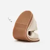 Första vandrare Mo Dou Spring Autumn Casual Leather Shoes äkta kohud Sandaler för flickor Princess Pink Beige Black Toddler Sweet Sweet 230210