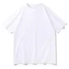 Herren-T-Shirts, kurzärmeliges T-Shirt für Herren, Sommer, solides Bodenshirt, Herrenbekleidung, lässiger O-Ausschnitt, Bonbonfarben-T-Shirts, Camisetas Homme