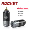 Tattoo Guns Kits Professional Machine Set Mini Rocket Pen Rotary Gun With 2pcs Wireless Power Supply Battery Kit