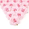 Fiori decorativi 20pcs 4.3 "Intestazione di rose finte per bouquet da sposa abbinato fai-da-te Baby Shower Disposizione dei fiori Decorazioni per la casa per feste