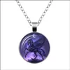 Pendentif Colliers Temps Collier Verre Drop Livraison Bijoux Pendentifs Dh71A