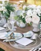 Storeczka na serwetka Wielkanocna akwarela koronkowa niebieska serwetki chusteczka ślub ślubna tkanina na obiad do dekoracji imprezowej
