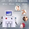 2023 Portable Ny multifunktion E-LIGHT 2 I 1 OPT IPL TATTOO REMOV MACHIE CE CERTIFIED ND YAG HAIR REMOVER MASHINE BEAUTY