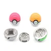 Tubi di fumo New Tri-color Elf Ball Molding Metal Smoke Grinder 55mm Individual Grinder Commercio all'ingrosso creativo di strumenti di fumo