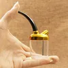 Smoke Pipe Smoking Pipe Mini Hookah Filter Water Pipes Tobacco Cigarette Holder Filters Gadgets for Men Gift Pocket Size Outdoor Tool Bottle Shisha Health