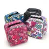 Dinnerware Sets Small Insulated Bento Lunch Bag Zipper Cooler Cube 4L Printed Kids Tote Waterproof For Picnic TS2