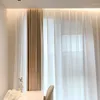 Curtain Japanese Curtains For Living Dining Room Bedroomstyle Shading Opaque Nordic Print Jacquard Modern Simplicity