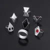 Solitaire Ring Genshin Impact Hu Tao Cosplay Game s Set For Women Unisex Props Stage Property Jewelry Characters Gift Y2302