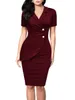 Casual Dresses Rephyllis Women Sexy BodyCon Wear to Work Office Ladies Cloth Casual Party Cocktail Dress 230210