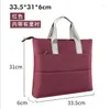 Briefcases Zipper File Bag Portable Materials Oxford Cloth Men And Women Office Meeting Briefcase Stationery