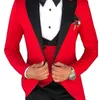 Męskie garnitury Blazers na zamówienie Terno Slim Groom Tuxedos Wedding Suit Masculino Kurtka Pantvest SS 3 sztuki za 230209