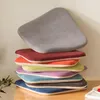 Cuscino Stile moderno Tinta unita Memory Foam Casa Tappetino antiscivolo per sedia da pranzo Tappetino invernale per studenti da ufficio Lavaggio rimovibile