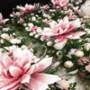 Fleurs décoratives 80 cm Simulation Magnolia Fleur Tête Artificielle Grande Mousse Faux Pour Mariage Fond Mur Maison Jardin Décor Affichage