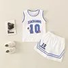 Clothing Sets Baby Boy Clothes Set Basketball Sport Suit VestShorts Pant 2Pcs Set Girl Casual Children Tracksuit Infant Clothing Wear A562 W230210