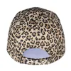 Ball Caps Idopy Fashion Leopard Ponytail Baseball Cap Women Baseball Hat Snapback Summer Casual Girls Hip Hop Sport Hats G230209