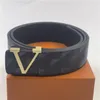 Louis Vuitton LV louisvuitton Вы Ceinture de créateur Mode luxe plaid presbytie cuir rayé hommes et femmes ceintures 38 cm de large avec b louisely sac à main vuttally crossbody v