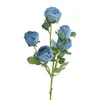 Decoratieve bloemen 1 Branch Fake Roses Pretty Party Floral Arrangements Eco-vriendelijk kunstmatig kunstmatig