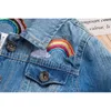 Vestes dessin animé licorne broderie bébé filles Denim manteaux enfants jean tout-petits vêtements d'extérieur pour enfants vêtements 230209