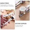 Car Wash Solutions Garlic Press Mincer Tool Manual Professional Metal Stainless Steel Ginger Cookie Masher Kitchen Gadget Rocker Crusher