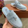 Desiner loropiana buty online OEM Buty damskie wiosna/lato lp deerskin buts buts bursels wisior owinięty pół kapcie