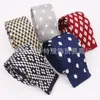 Bow Ties Sitonjwly 5cm Neck Tie For Mens Wedding Knitted Man Skinny Gravata Polyester Narrow Neckties Custom LogoBow