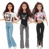 Bonecas de 30 cm de boneca completa com roupas e sapatos boneca famale com roupas acessórios para roupas de terno de meninas jogam casa vestir brinquedo 230210