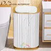 Waste Bins 1215L Trash Can Sensor Automatic Household Trash Bin Bathroom Storage Bucket Toilet Waterproof Narrow Trash Bin Kitchen Garbage 230210