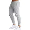 Pantaloni da uomo 2023 Solid Casual Mens Slim Fit Tuta sportiva Pantaloni da jogging skinny in cotone da uomo