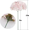 Faux Floral Greenery 10 عبوات حرير الكوبية الزهور الزهور الاصطناعية رؤوس الكوبية الكاملة مع السيقان لبيع منزل حفل زفاف ديكور استحمام الطفل 230209