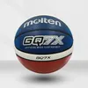 Piłki Wysokiej jakości piłka do koszykówki Oficjalna rozmiar 765 PU skórzany mecz na zewnątrz Trening Men Men Basketball Baloncesto 230210