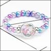 Kralen strengen kinderen cartoon armband snaar sieraden stenen armbanden armbanden verjaardag cadeau mooie drop levering dh3ff