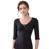 Intimo modellante da donna Post Shapewear Top dopo l'aumento del seno Body Shaper Zipper Arm Biancheria intima dimagrante Vita Trainer Pancia Guaina