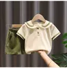 Kläderuppsättningar 2023 Baby Boys Spanish Clothes Set Babi Girl Summer Outfits Children's Suit Barnbarn Toppar Byxor Shorts Set Teen Söta kostymer W230210