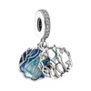 Fit Pandora Charm Bracciale Albero genealogico europeo Smalto Ciondola Ciondolo Rana Sirena Gufo Cristallo Charms Perline Catena serpente fai da te Per le donne Braccialetto Collana Gioielli