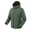 Giacche da uomo Giacche Soft Shell in pelle di squalo militare Giacche da uomo tattiche antivento impermeabili Giacche da combattimento militari da uomo Cappotti bomber con cappuccio 230210