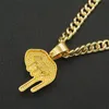 Pendentif Colliers Punk Hip Hop Cubain Chaîne Collier Ras Du Cou Glacé Rappeur Cristal Lèvres Sexy Mode Zircon Bijoux Cadeau