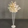 Wedding celebration party iron art road lead decoration flower arrangement flower device wedding table flower decoration style