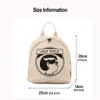 School Bags Women Canvas Small Backpack Fashion Portable Cartoon Printing Students Bag 2023 Young Girl Mini Daypack Travel Backpacks