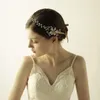 Headpieces O820 Women Jewelled Pearl Headband Flower Crown Beaded Sweet Rhinestone Bride Hairband For Girls