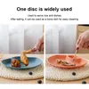 Tallrikar Creative Shell Dish Plastic Dumpling Plate Spit Bone Sushi Frukost Torkad frukt mellanmål Spott