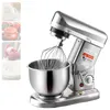 Rostfritt st￥l elektriskt kock deg kn￥dningsmaskin automatisk visp ￤gg beater gr￤dde mixer cake br￶d stativ mat mixer