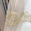 シアーカーテンリビングルームの花のための豪華な真珠刺繍チュールカーテンロープ刺繍ガーゼウィンドウベッドルーム230210のドレープ