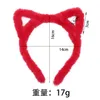 36 pz/lotto Adulti Bambini Peluche Carino Pelliccia Orecchie di Gatto Fascia Hairband Cerchi Dei Capelli per il Costume Del Partito Di Natale Halloween Copricapi All'ingrosso