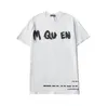 Męskie projektanci T Shirt Damskie koszulki drukowana alfabet T-shirt Czarno-biała projektant mody Summer Short Sleeve S-XXL176Z