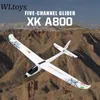 Электрический/RC Самолет оригинал Wltoys A600 F949 Обновление версии A800 5CH 3D6G Площадь самолета RC Airplane Quadcopter Fixed Wing Drone 230210