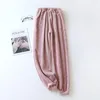 Women's Sleepwear Pajama Pants Women's Homewear Coral Fleece Autumn And Winter Thickened Warm Multi Colors Large Size