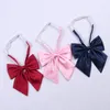 Ensembles de vêtements école japonaise JK uniforme noeud papillon pour filles papillon cravate marin costume accessoires fleurs cou porter de la soie