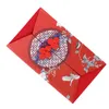 Gift Wrap 1pc Creative Chinese Style Fabric Red Envelope -knapppaket för år